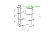 Soporte CDs Spectral CD4