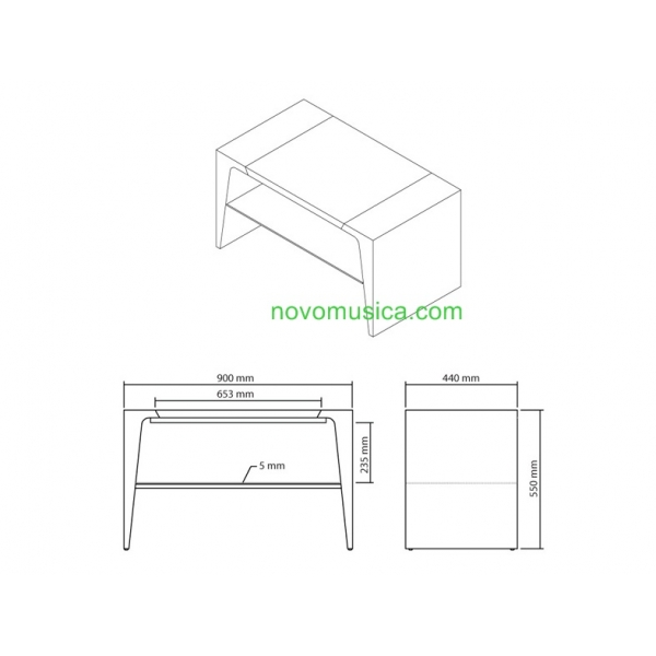 Mueble TV Norstone Arken 900