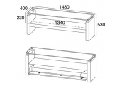 Gisan HQ23 mueble de television