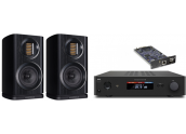 NAD C368 BluOS + Wharfedale...