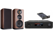NAD C368 BluOS + Wharfedale...