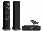 NAD C368 BluOS + Wharfedale...