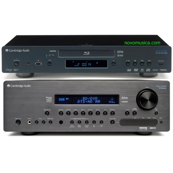 Home Cinema Cambridge Audio Azur 651R + 752BD