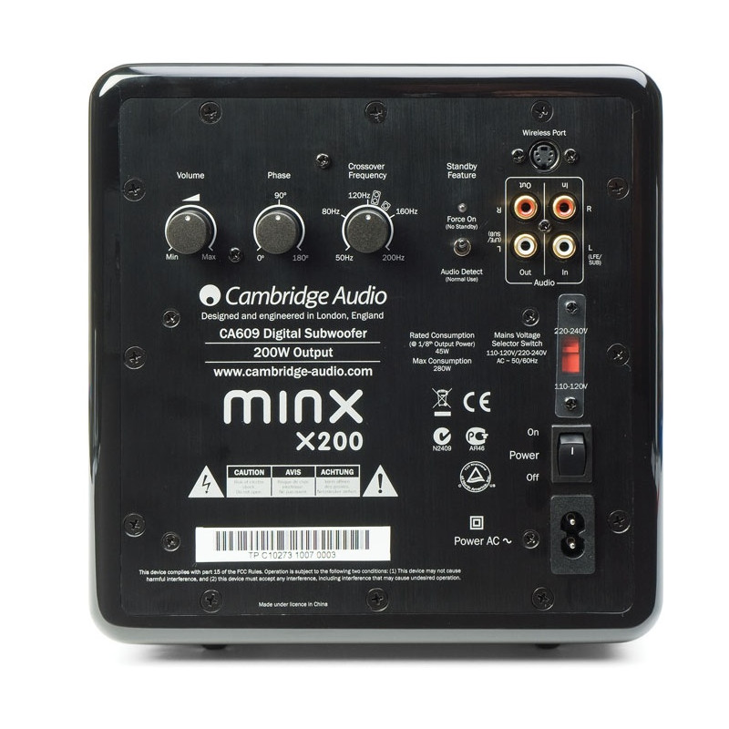 Cambridge Audio Minx X200 サブウーファー subwoofer cambridge audio minx x200