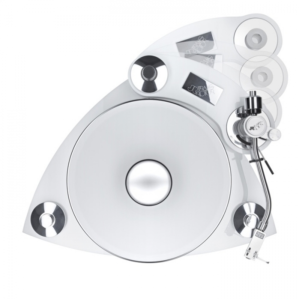 Giradiscos Transrotor Nero / Bianco
