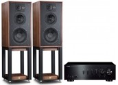 Yamaha A-S701 + Wharfedale...