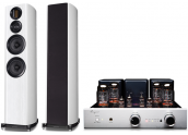 Cayin CS55A + Wharfedale...