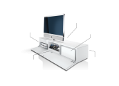 Mueble Television Loewe Individual Rack System 165 30 Blanco