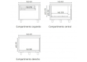 Mueble Television Loewe Individual Rack System 165 30 Blanco