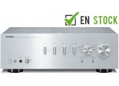 Yamaha A-S701 | Amplificador 100 Watios con entradas analogicas, digitales y phono tocadiscos - Plata y Negro