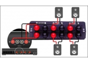 Conmutador 2 parejas altavoces QED SS21-2