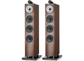 B&W 702 S3 | Altavoces de Suelo color Negro brillante / Blanco satinado/ Mocca
