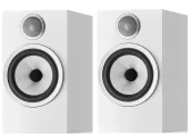 B&W 706 S3 | Altavoces de Estantería color Negro brillante / Blanco satinado/ Mocca