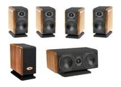 Chario Piccolo Star Kit Conjunto cine en casa, satelites 2 vias cajas de madera,