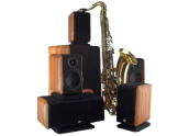 Chario Piccolo Star Kit Conjunto cine en casa, satelites 2 vias cajas de madera,