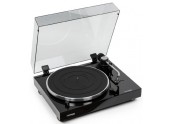 Thorens TD204 - Tocadiscos con brazo curvo y cabezar intercambiable - Color Negro Nogal