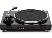 Thorens TD204 - Tocadiscos con brazo curvo y cabezar intercambiable - Color Negro Nogal