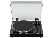 Thorens TD204 - Tocadiscos con brazo curvo y cabezar intercambiable - Color Negro Nogal