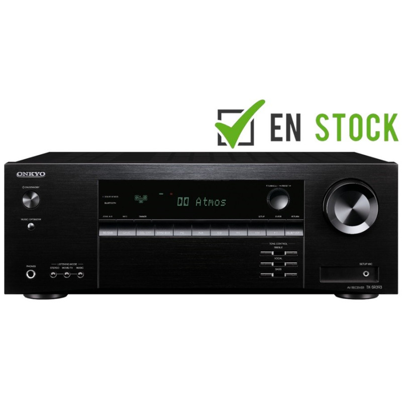 Onkyo TX-SR393 | Receptor AV 5 canales 135 Watios, Previo