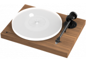 Project X1 B - Tocadiscos HIFI con salida balanceada y capsula Pick IT S2 | Color Blanco - Negro - Nogal