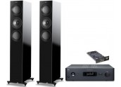 NAD C399 BluOS + KEF R5 Meta