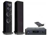 NAD C399 BluOS + Wharfedale...