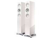 KEF R5 Meta - Altavoces de suelo con tecnología META - Color Blanco, Negro, Nogal