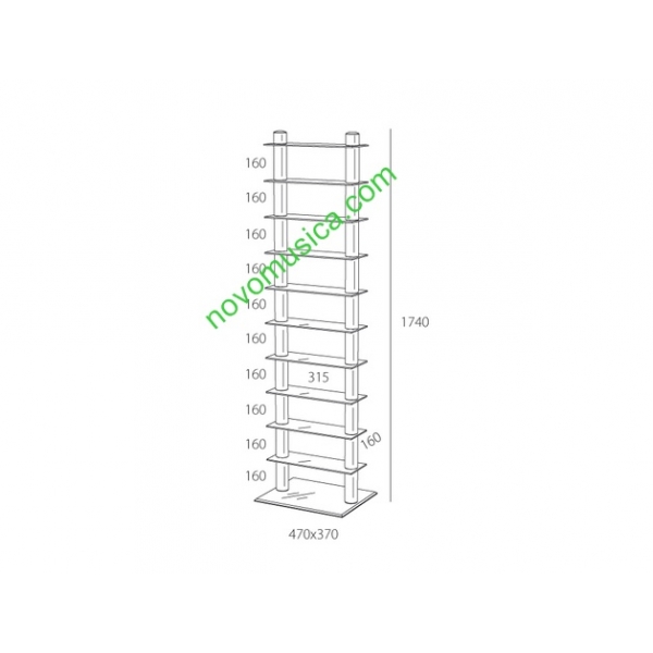 Soporte CDs Spectral CD10F Soporte CDs Spectral CD10F