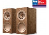 KEF R3 Meta - Altavoces de estantería con tecnología META - Color Blanco, Negro, Nogal y Azul Indigo