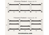 Artesania Audio Kit 19 Triple tandem con baldas Mueble HIFI con tratamiento acús