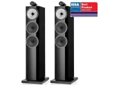 B&W 703 S3 | Altavoces de Suelo color Negro brillante / Blanco satinado/ Mocca