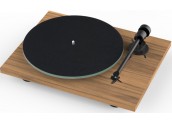 Project T1 EVO - Tocadiscos con cápsula Ortofon OM - Oferta comprar color Blanco, Negro Nogal