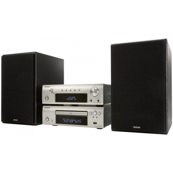 Denon DF-107 Micro cadena dos modulos. 2x60w. Lector CD/MP/WMA. Entrada USB.