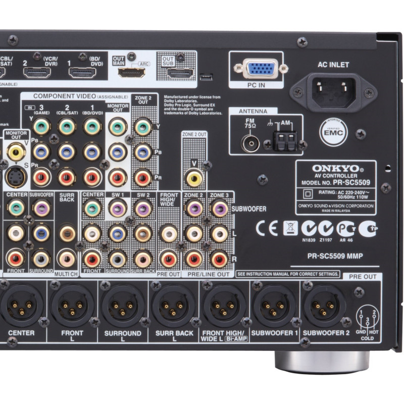 Procesador AV Onkyo PR-SC5509