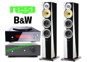 Equipo sonido Rega Apollo R + Brio R + B&W CM8