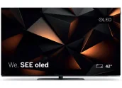 Loewe WE SEE 42 OLED dc | Televisor OLED Ultra HD con transmisión inteligente y tecnología de doble canal.