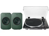 KEF LSX II LT + AT-LP70XBT | Conjunto altavoces activos y tocadiscos