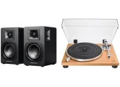 Audio Technica AT-LPW30TK + AT-SP3X | Conjunto de Tocadiscos y Altavoces - oferta Comprar