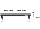 2x Solidsteel S3-B Outlet Plataforma de suelo Equipos HIFI