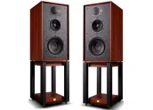 Wharfedale Linton + Soportes Caoba - Segunda Mano | Altavoces de Estanteria 2 Vias - Incluye los soportes de suelo