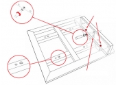 Finite Element Pagode Signature Wall Soporte de pared para giradiscos