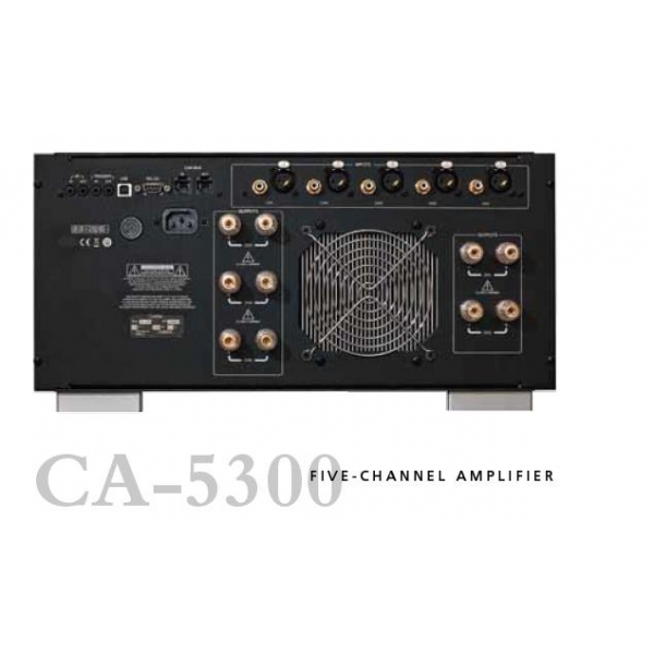 Classe CA5300 Etapa de potencia multicanal 5x300 W. Entradas RCA/XLR