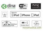 Altavoz WIFI Pioneer XW-SMA1 DLNA XWSMA1 mando a distancia, Airplay, 3 altavoces