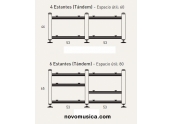 Artesania Audio Reference Doble Tandem Mesa de doble estructura CON baldas
