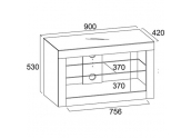 Gisan PLS57 mueble de television