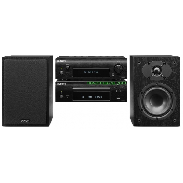 Micro Cadena Denon D-F109 DF109 Equipo sonido 65 Watios, Lector CD, altavoces, e