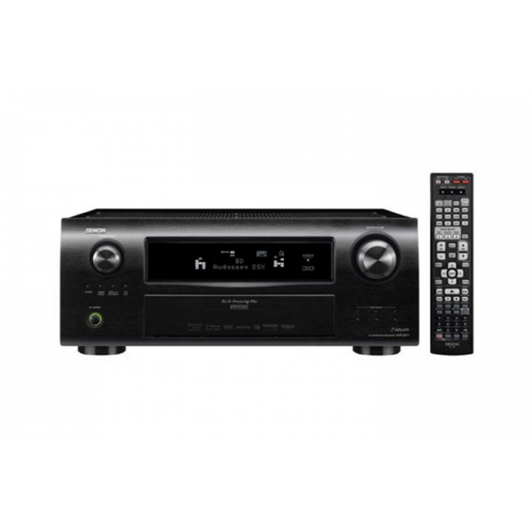 Denon AVR-3311 3D, 165W x 7 canales, salida dual HDMI seleccionable,