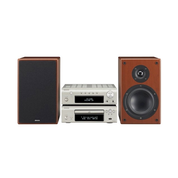 Denon DF-107 Micro cadena dos modulos. 2x60w. Lector CD/MP/WMA. Entrada USB.