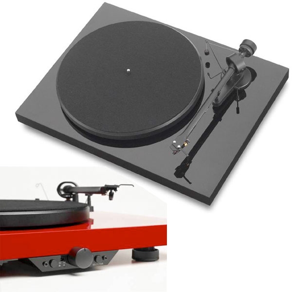 Project Juke Box Giradiscos manual. Capsula Ortofon OM5, Previo de fono y amplif