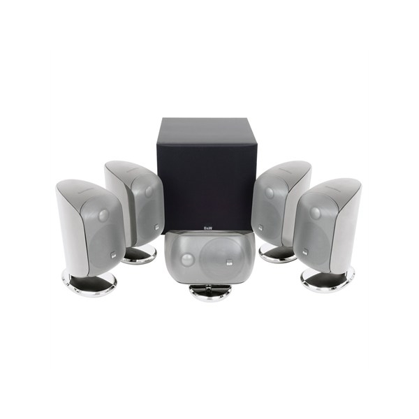 B&W MT25 Bowers Wilkins Conjunto cine en casa, satelites 2 vias, 8 ohmios. Subwo